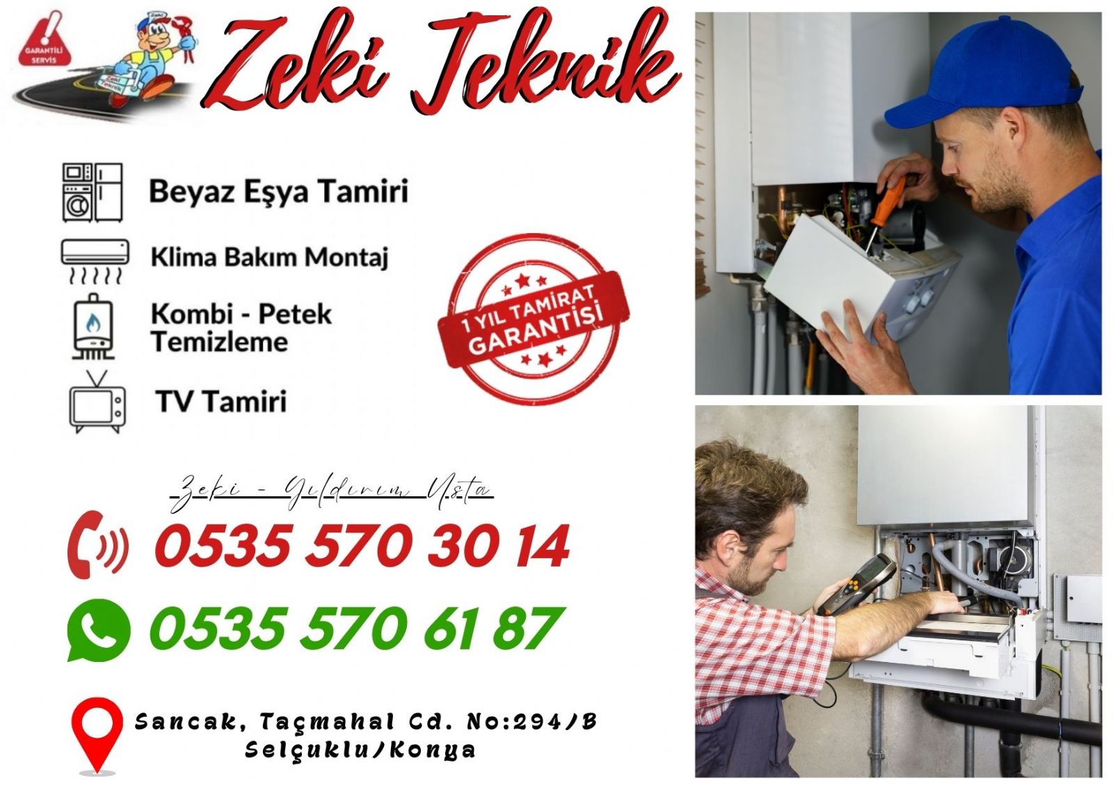 Selçuklu Kombi Tamiri